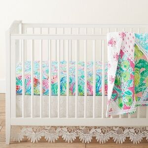 Pottery Barn x Lilly Pulitzer Crib Bed Skirt